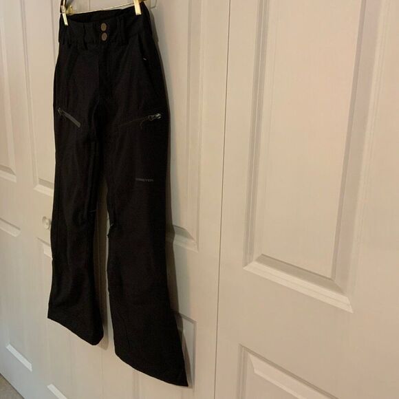 Obermeyer Teen Black Parker Ski Snowboarding Pants Medium - Picture 7 of 14